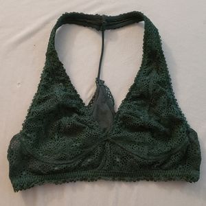 VS Dark Green Bralette Sz M